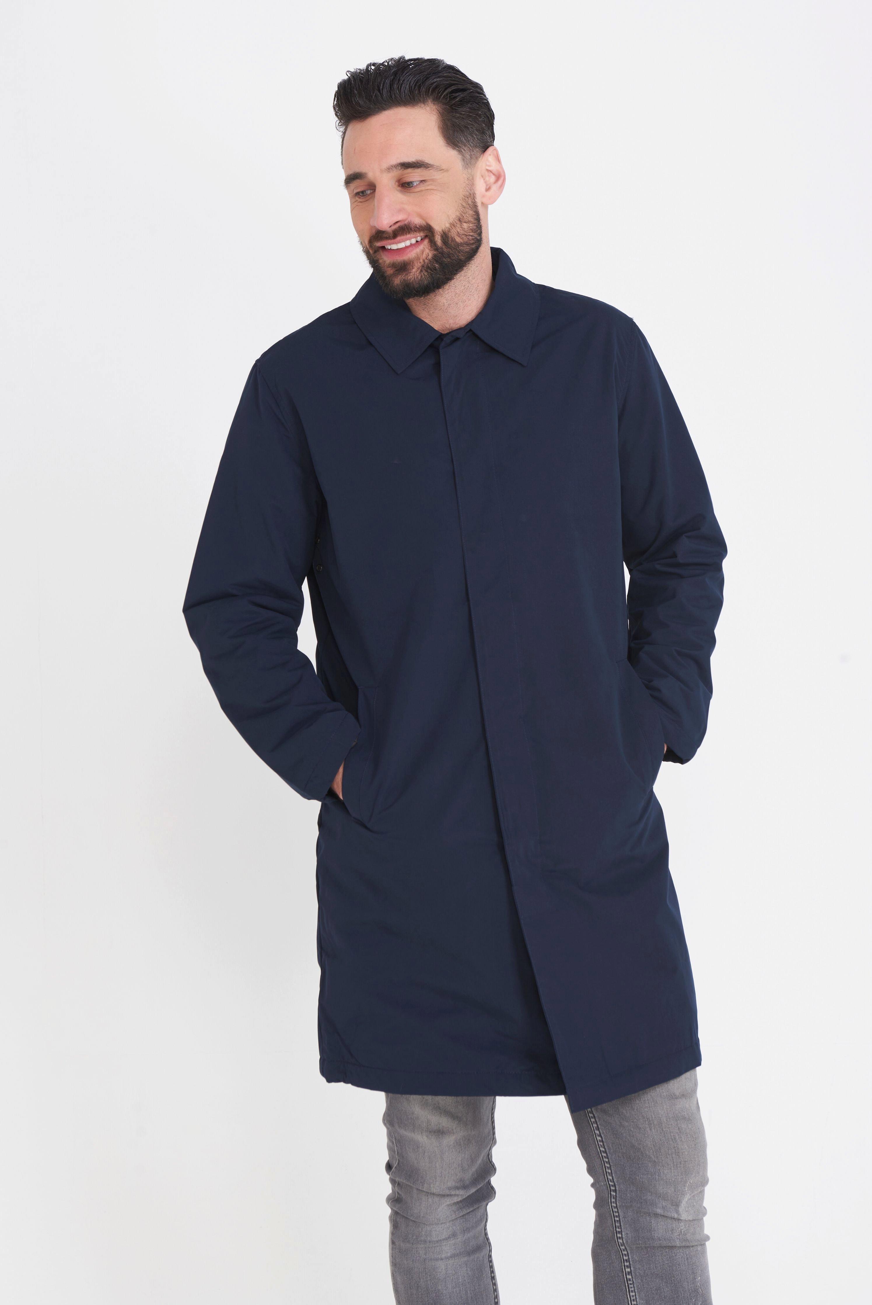 Mens navy rain on sale mac