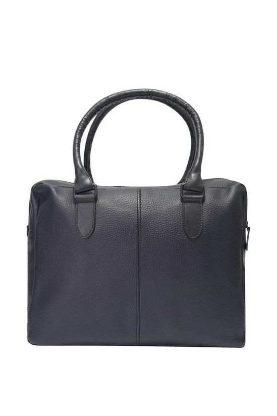 Barneys Originals Leather Laptop Bag 3