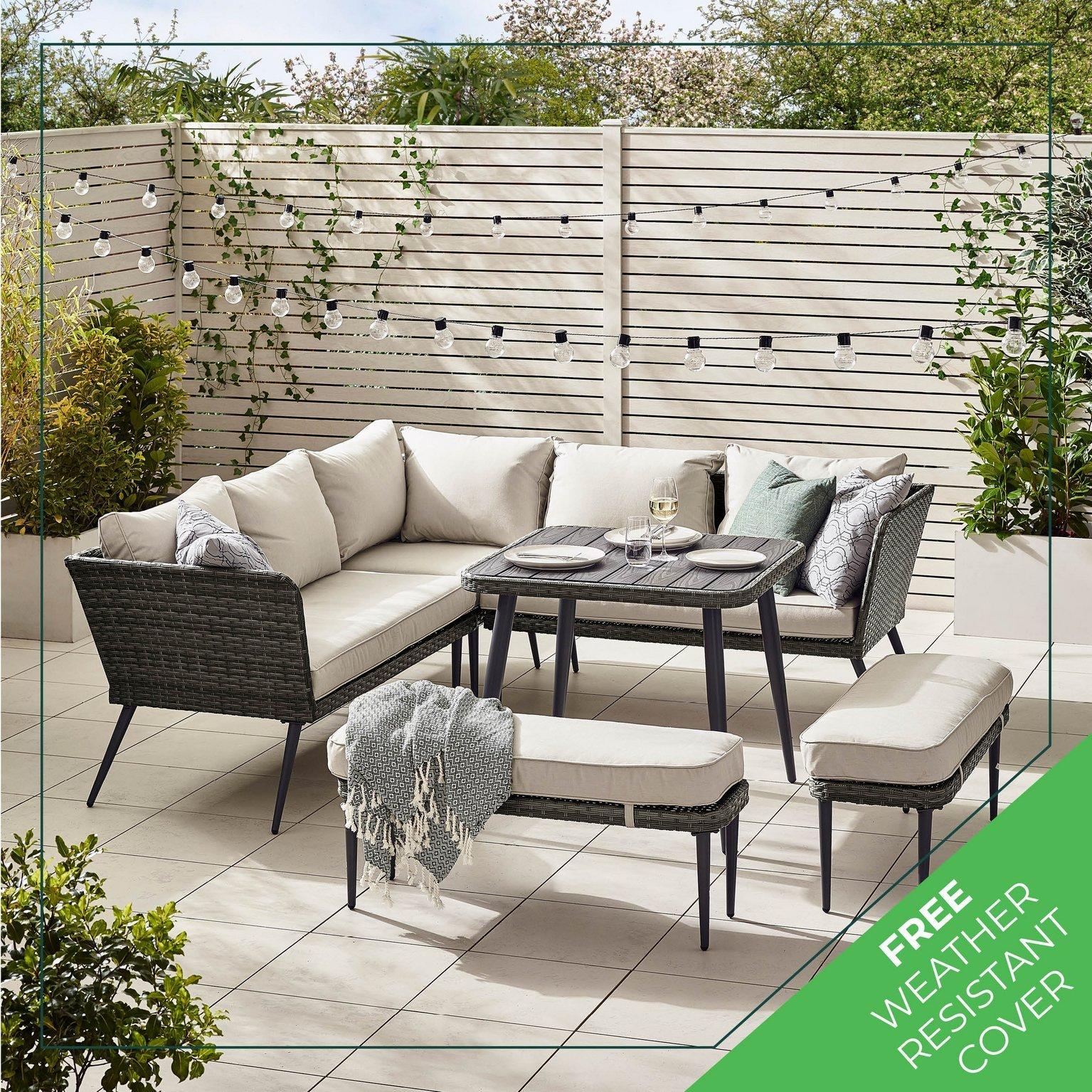 Garden Furniture Seychelles 9 Seater Outdoor Garden Sofa Set