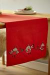 Catherine Lansfield 'Christmas Robins' Cotton 33x220 cm Table Runner thumbnail 1