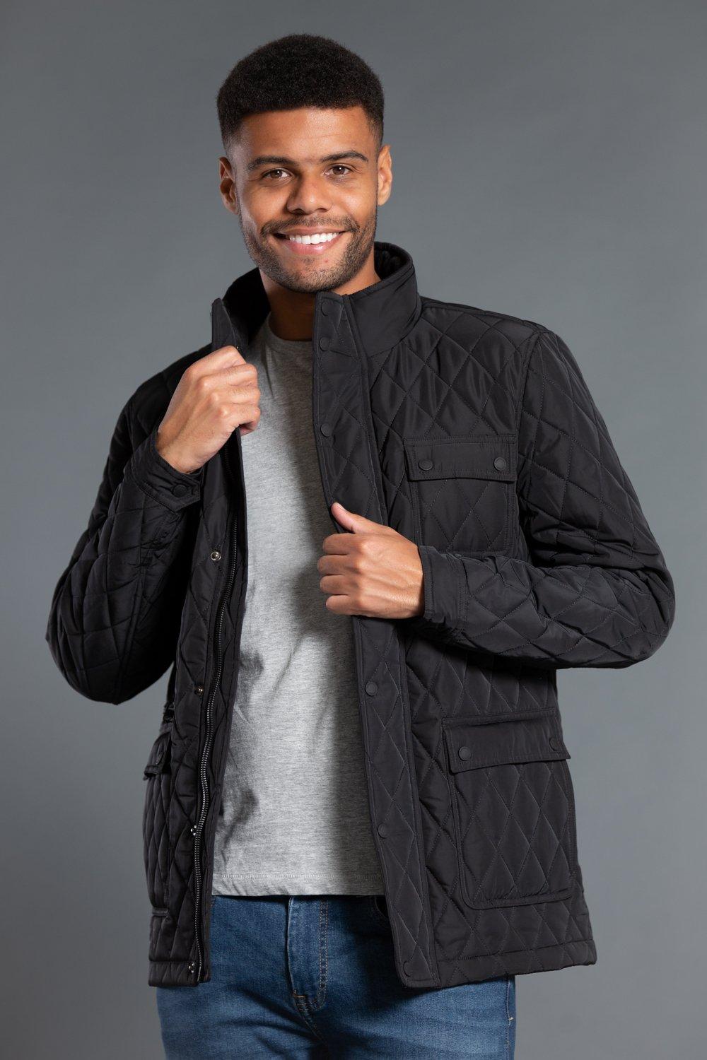 Mowntan quilted hotsell funnel neck jacket