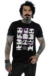 Disney Nightmare Before Christmas Many Faces Of Jack Squares T-Shirt thumbnail 1