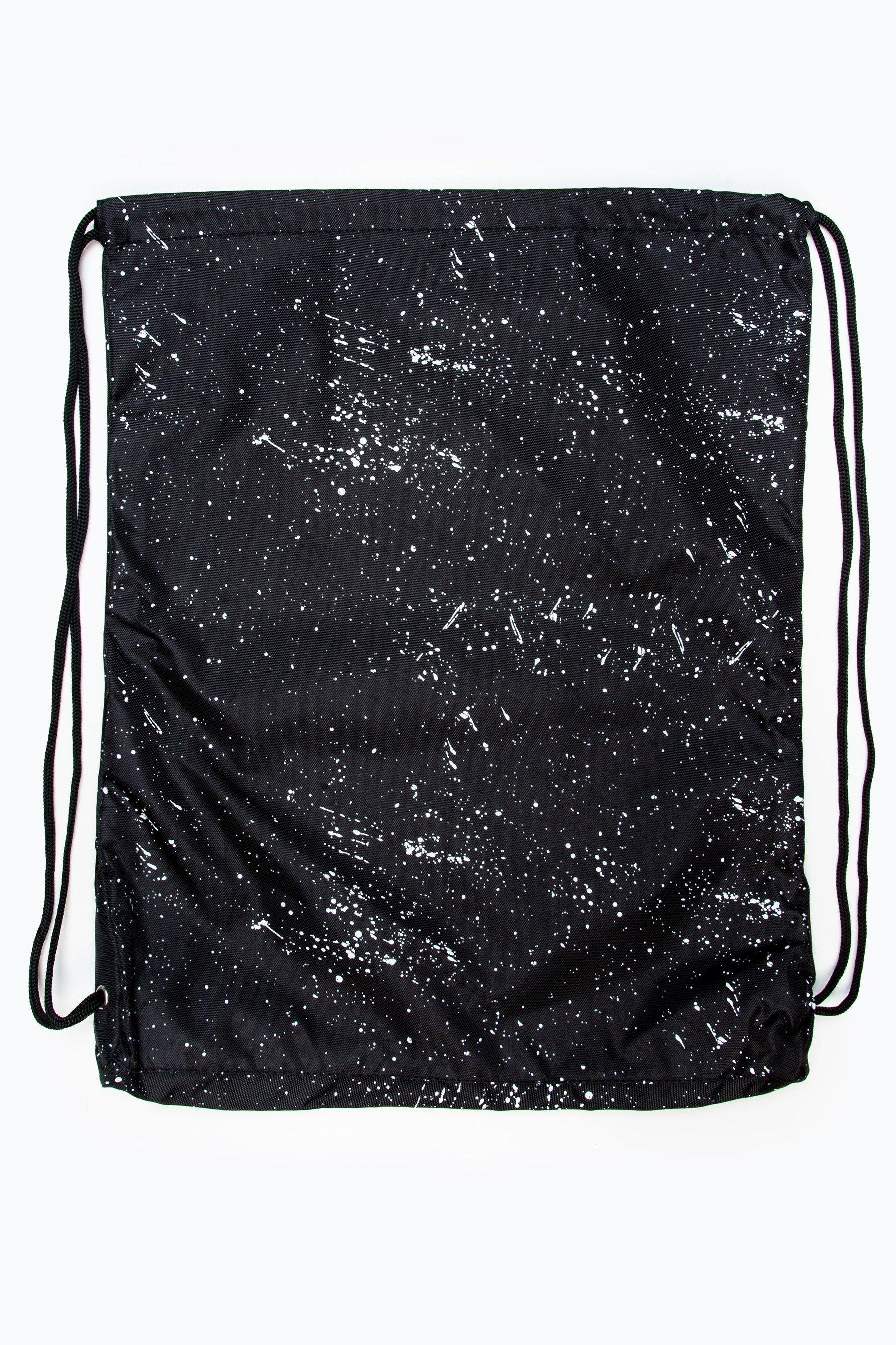 OHS Plain Drawstring Makeup Bag Organiser, Black - One Size