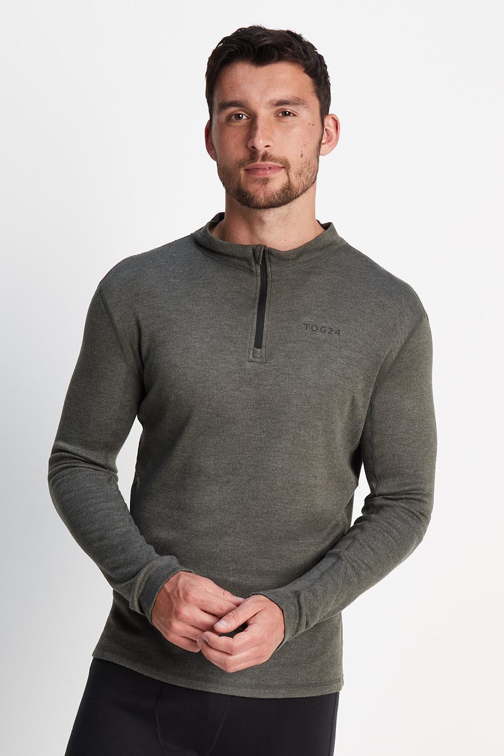 Underwear & Socks | 'Meru' Cashmere Touch Base Layer Quarter Zip | TOG24