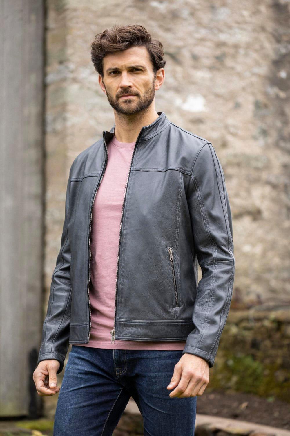 Jackets & Coats | 'Eamont' Leather Jacket | Lakeland Leather