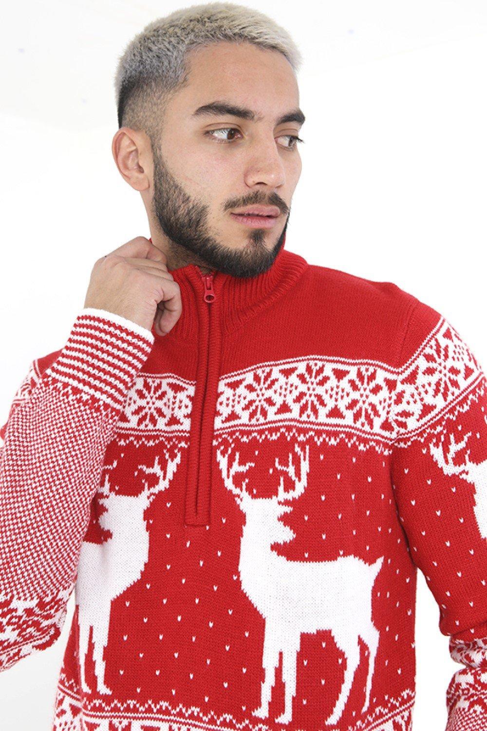 Brave soul outlet reindeer christmas jumper