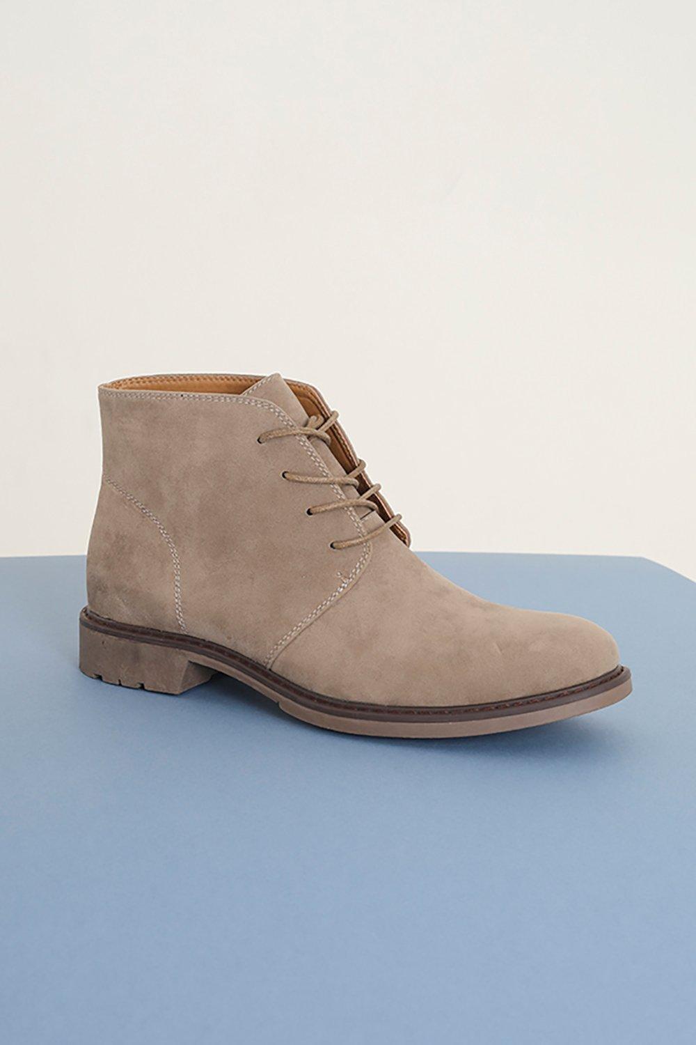 Boots | Faux Suede Lace Up Desert Boot | Brave Soul