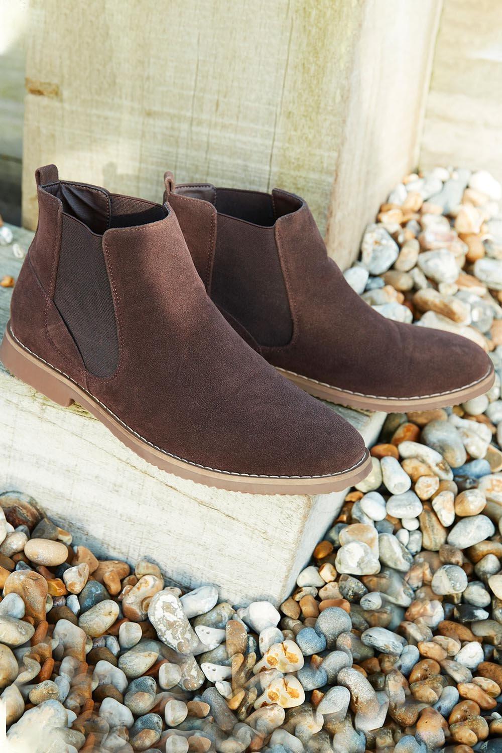 Burton suede chelsea outlet boots