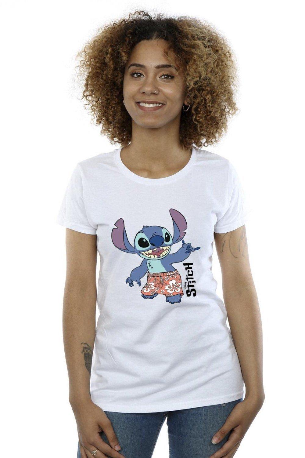 T-Shirts | Lilo & Stitch Bermuda Shorts Cotton T-Shirt | Disney