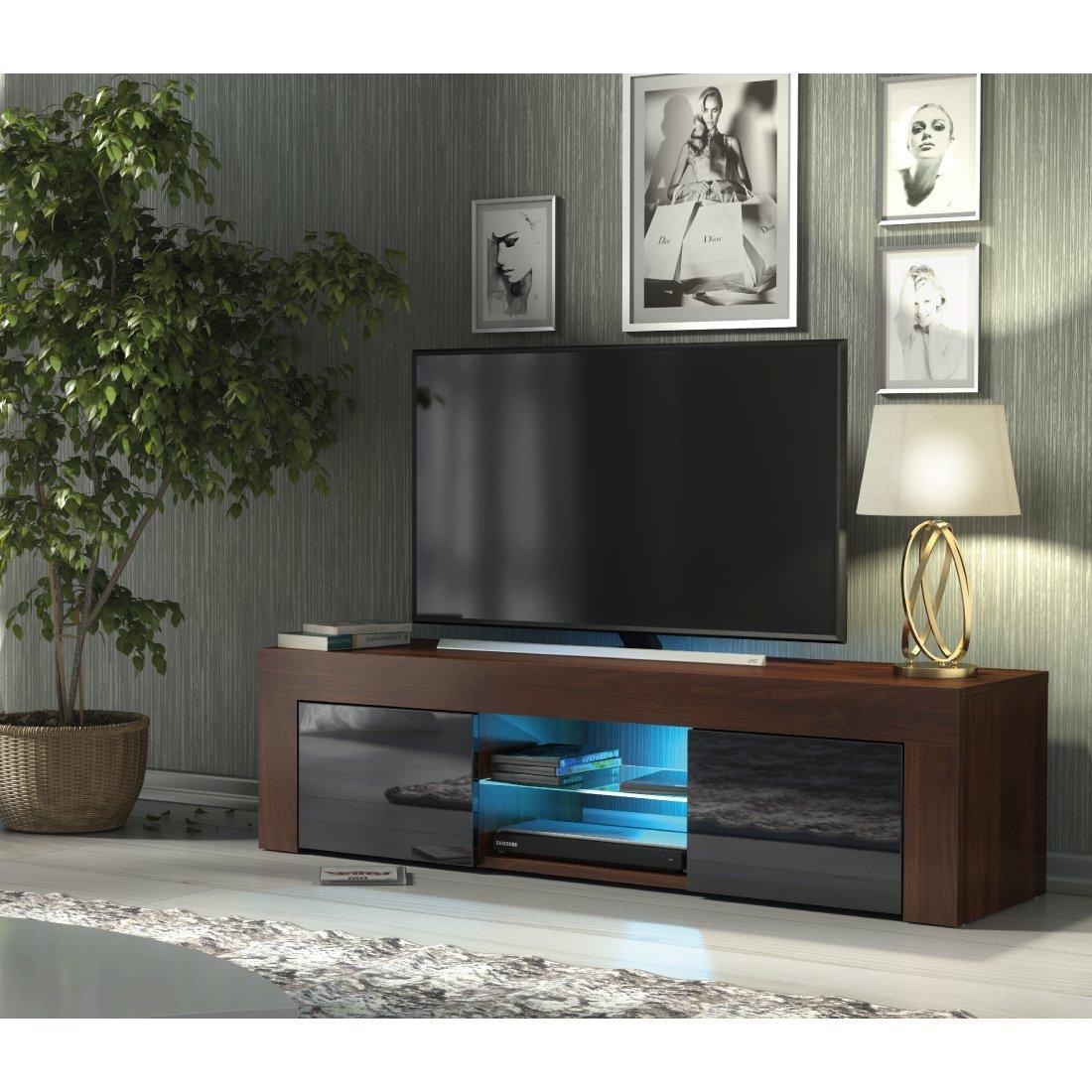 Shelves Bookcases TV Unit 130cm Cabinet TV Stand High Gloss