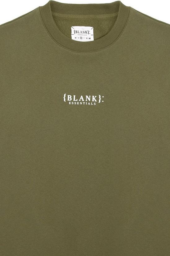 Blank Essentials Cotton Blend Crew Neck Long Sleeve Sweatshirt 6