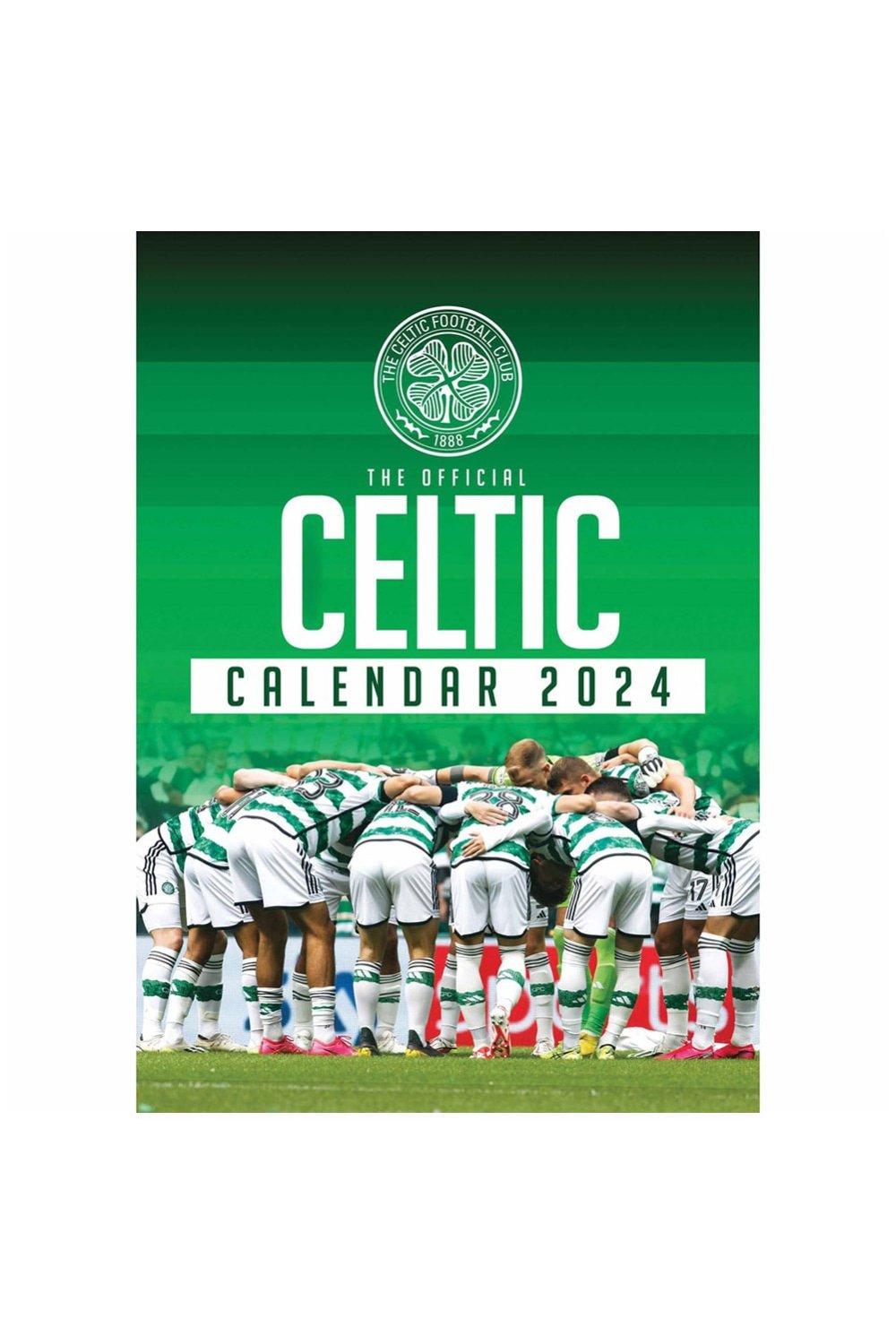 Stationery 2024 A3 Wall Calendar Celtic FC   M5063425326303 Green Xl 