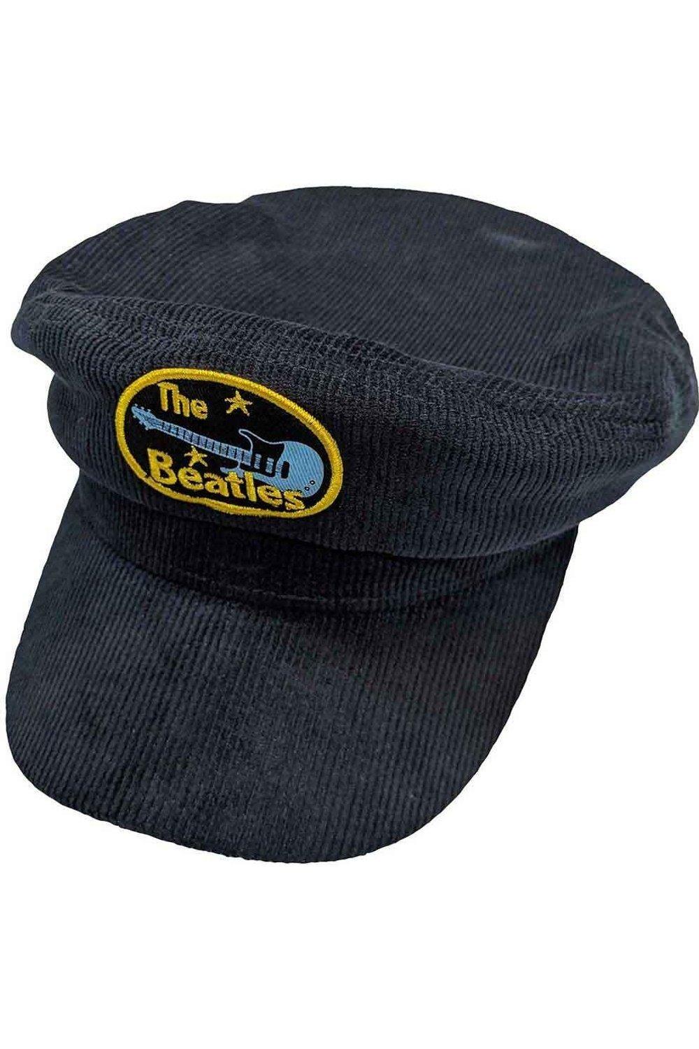 Hats | Oval Corduroy Logo Flat Cap | The Beatles