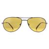 Polaroid Aviator Matte Brown Yellow Polarized Sunglasses thumbnail 1