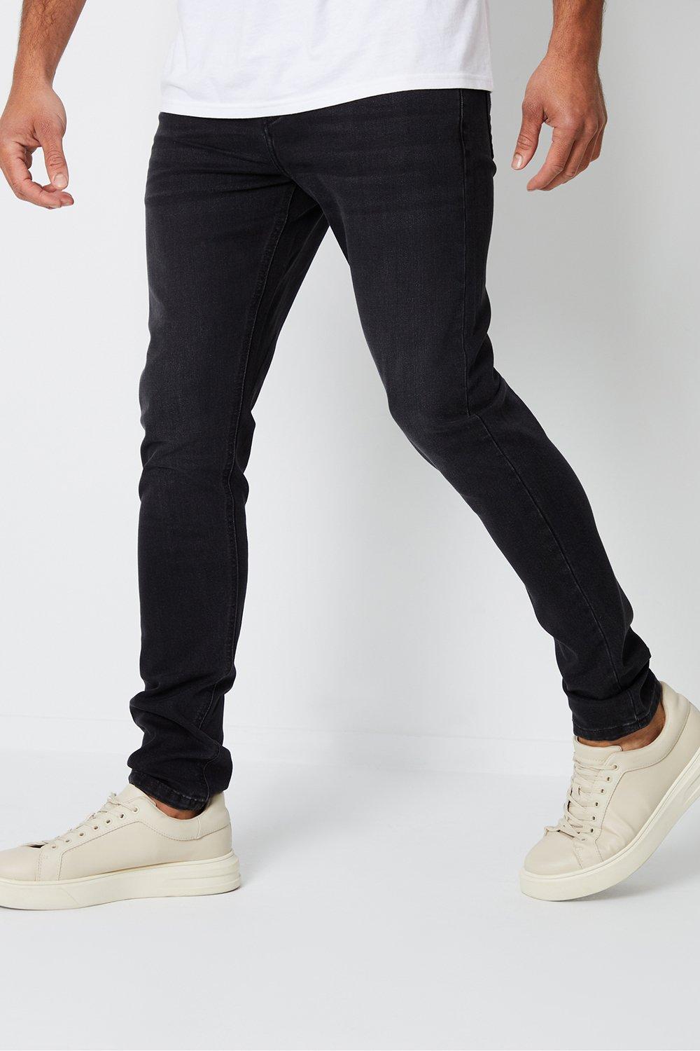 Jeans | 'Pendlebury' Skinny Fit Jeans With Stretch | Threadbare