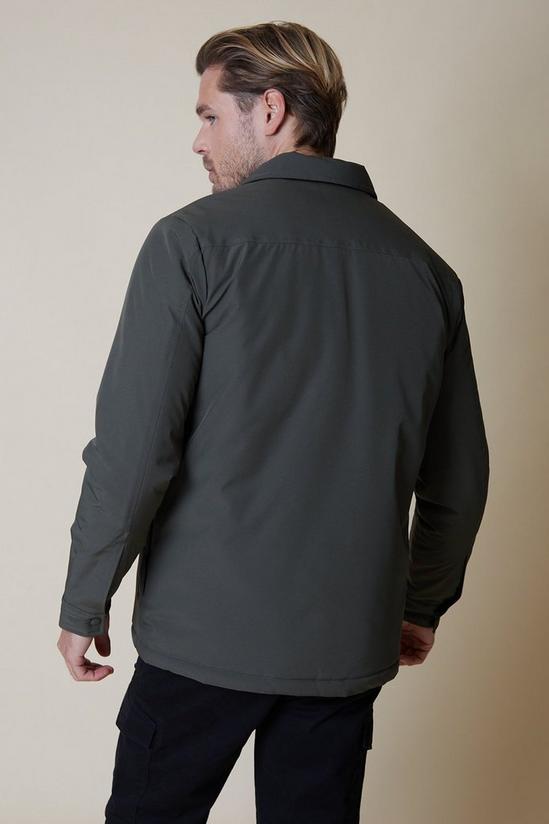 Threadbare 'Merci' Button Up Lightweight Padded Overshirt Shacket 2