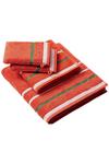 United Colors of Benetton United Colors Bath Towels with Shower Gloves 100% Cotton Set of 4 Red thumbnail 2