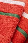 United Colors of Benetton United Colors Bath Towels with Shower Gloves 100% Cotton Set of 4 Red thumbnail 5