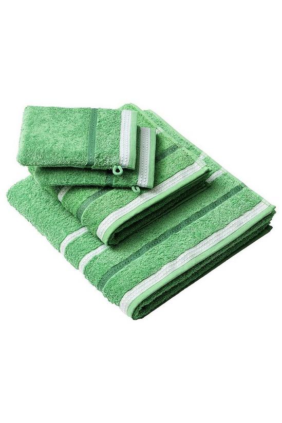 United Colors of Benetton United Colors Bath Towels with Shower Gloves 100% Cotton Set of 4 Green 2