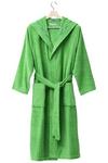 United Colors of Benetton United Colors 100% Cotton Bathrobe with Hoodie M/L Green thumbnail 1