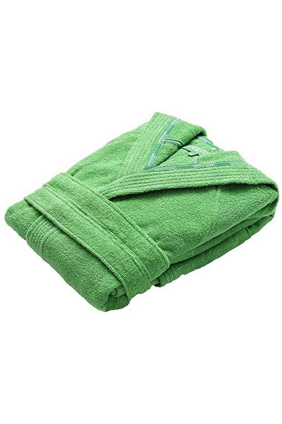 United Colors of Benetton United Colors 100% Cotton Bathrobe with Hoodie M/L Green 3