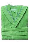 United Colors of Benetton United Colors 100% Cotton Bathrobe with Hoodie M/L Green thumbnail 4