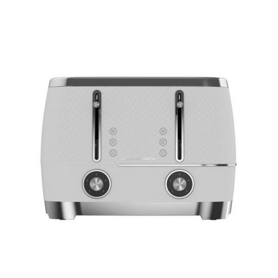 Beko Cosmopolis  4 Slice Toaster - White & Chrome 1
