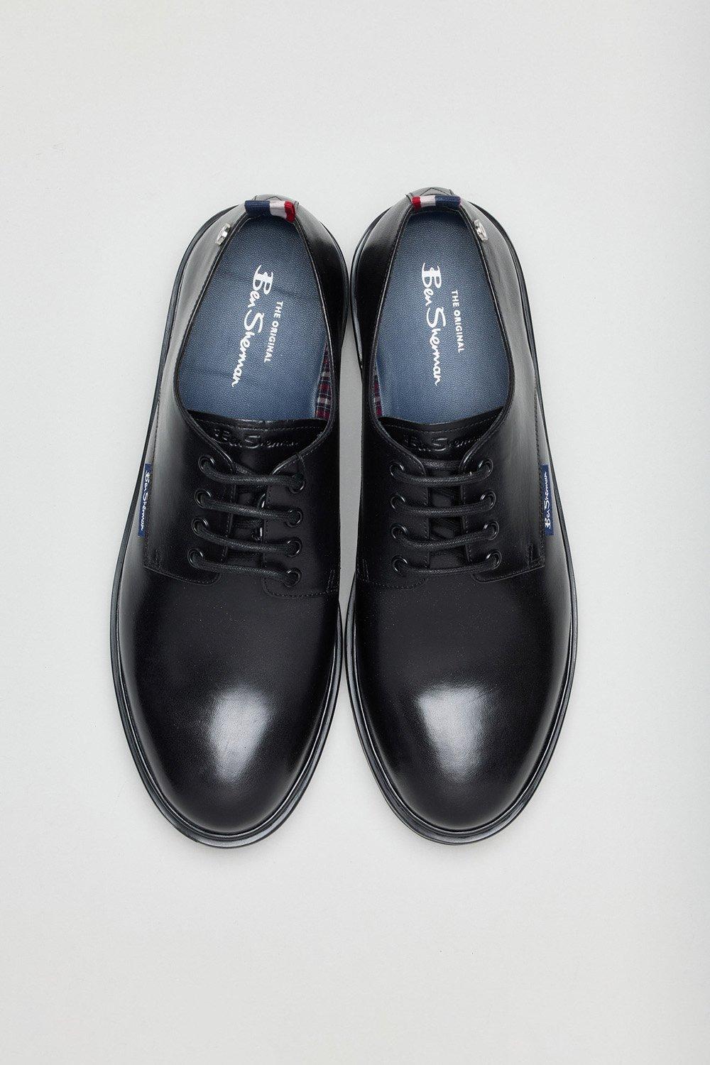 Ben sherman black hot sale leather shoes