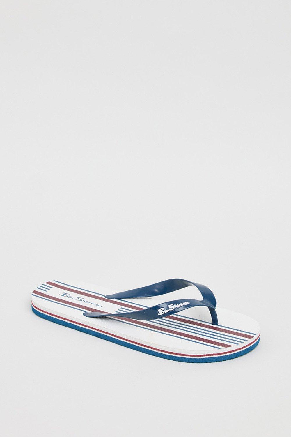 Sandals Pier Stripe Footbed Flip Flop Ben Sherman