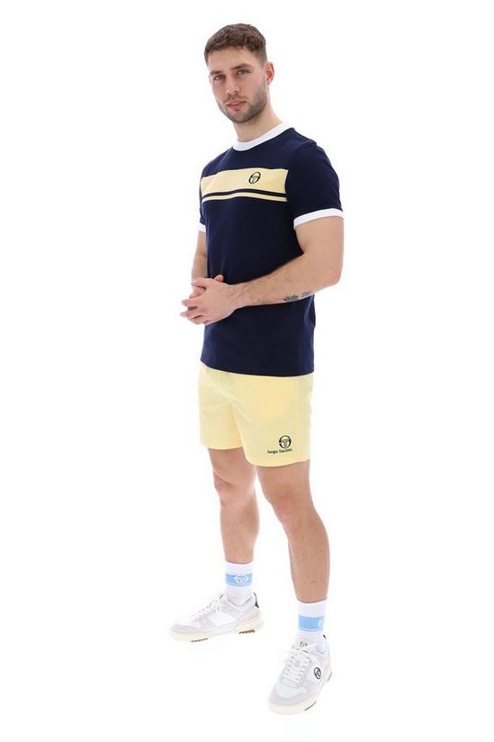 Sergio Tacchini Master T Shirt Navy Yellow 3